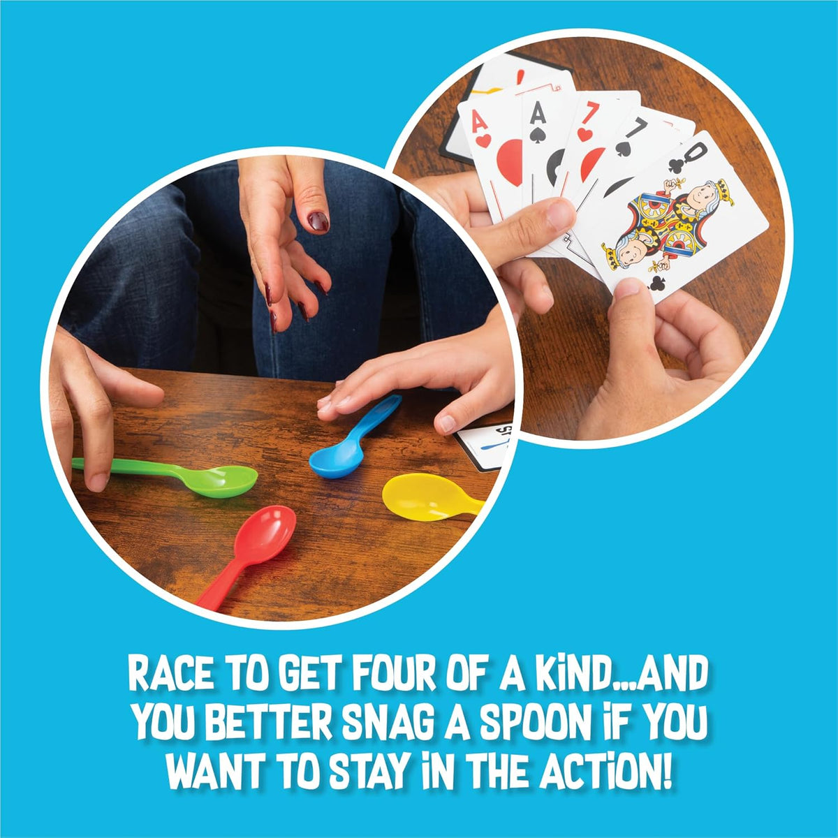 Spoons in a Case Card Game
