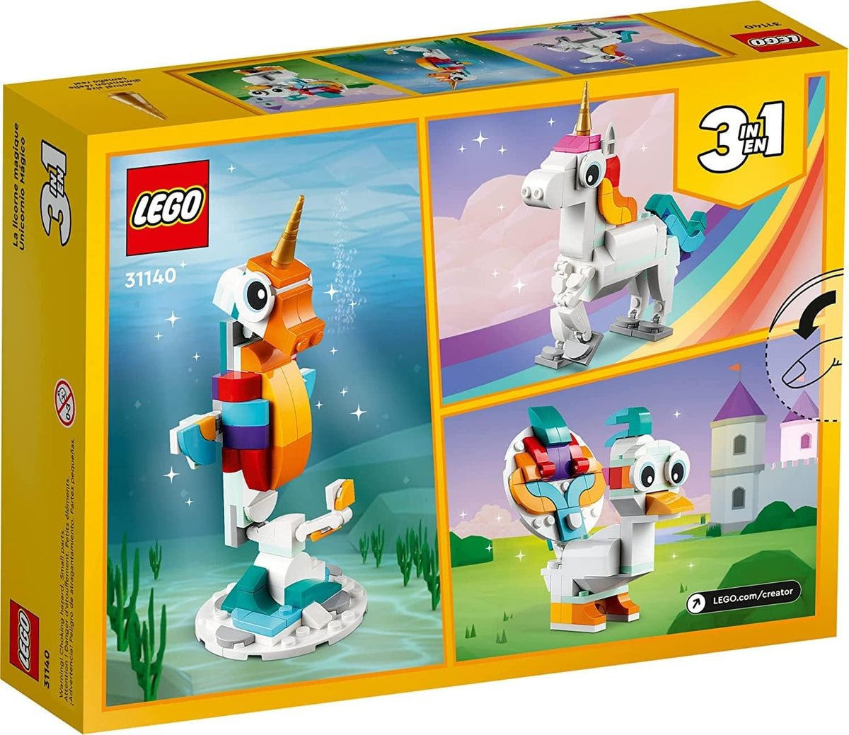LEGO Creator 3 in 1 Magical Unicorn 31140