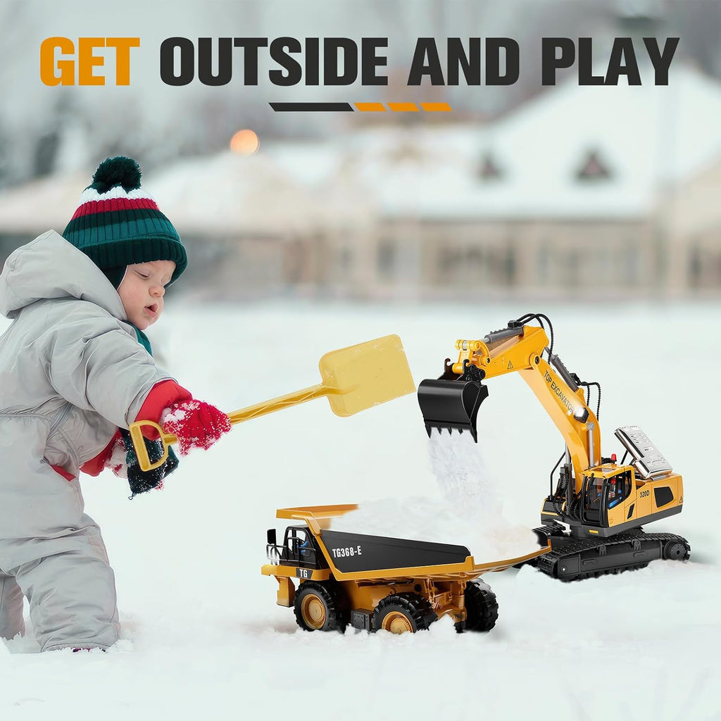 11-Channel Remote Control Excavator