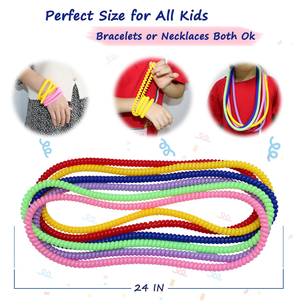 Sensory Chew Necklaces for Kids, 6 Pack