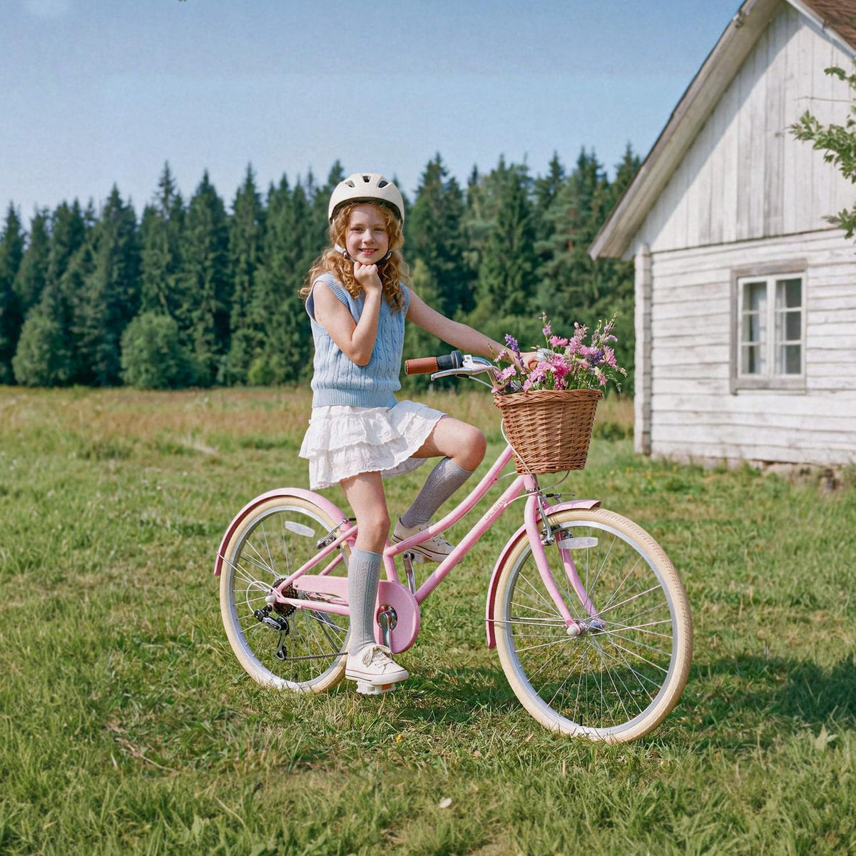 20 24 26 Inch Beach Cruiser Bike for Girls