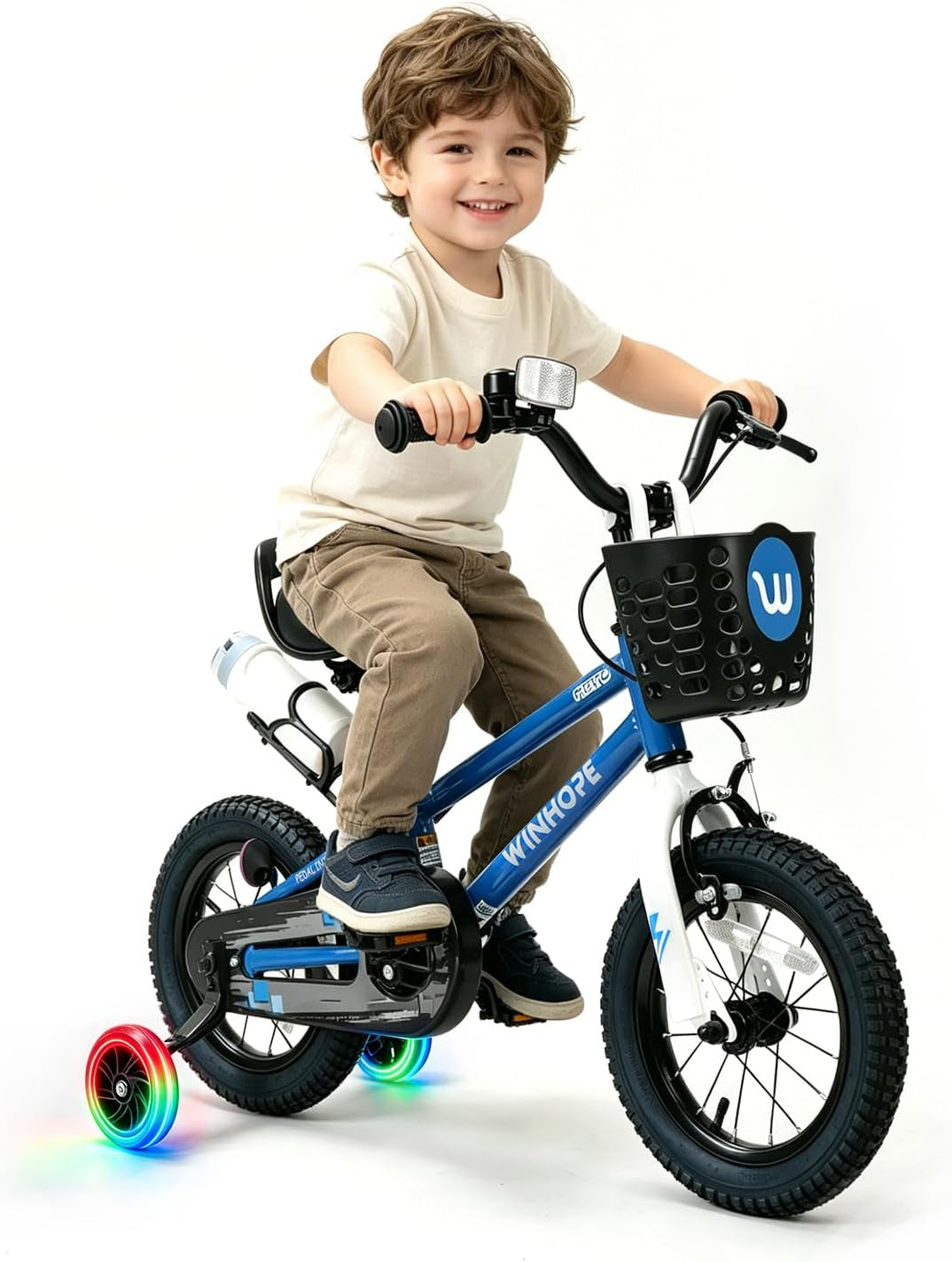 Hero 12-18 Inch Bike with Light up Training Wheels