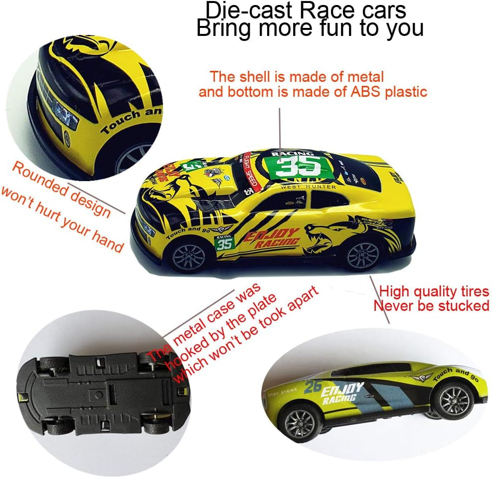 Die-Cast Pull Back Race Cars