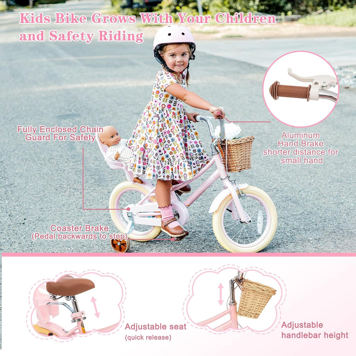 12-20 Inch Toddler Girls Bike