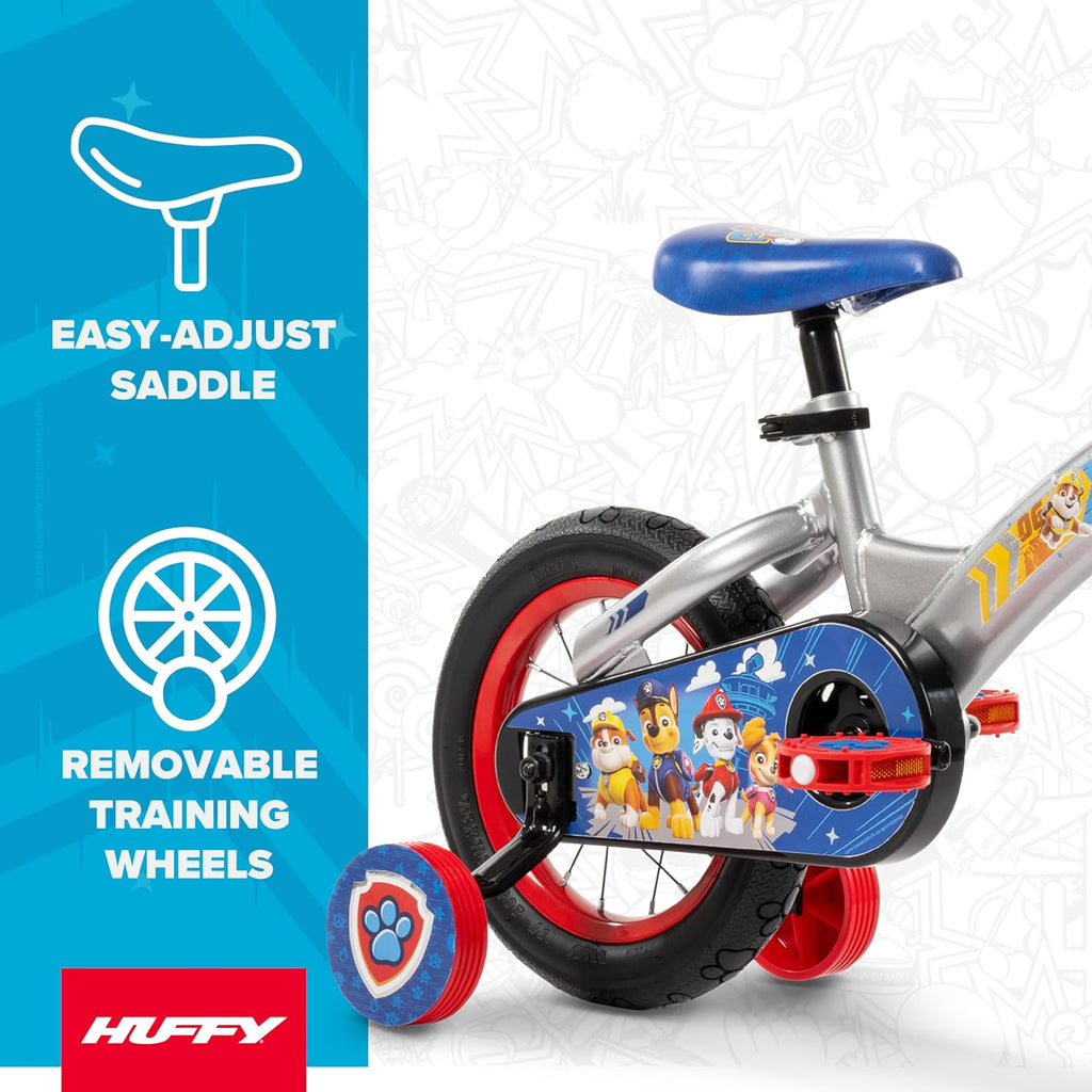 Huffy PAW Patrol Kids Bike with LED Spoke Lights