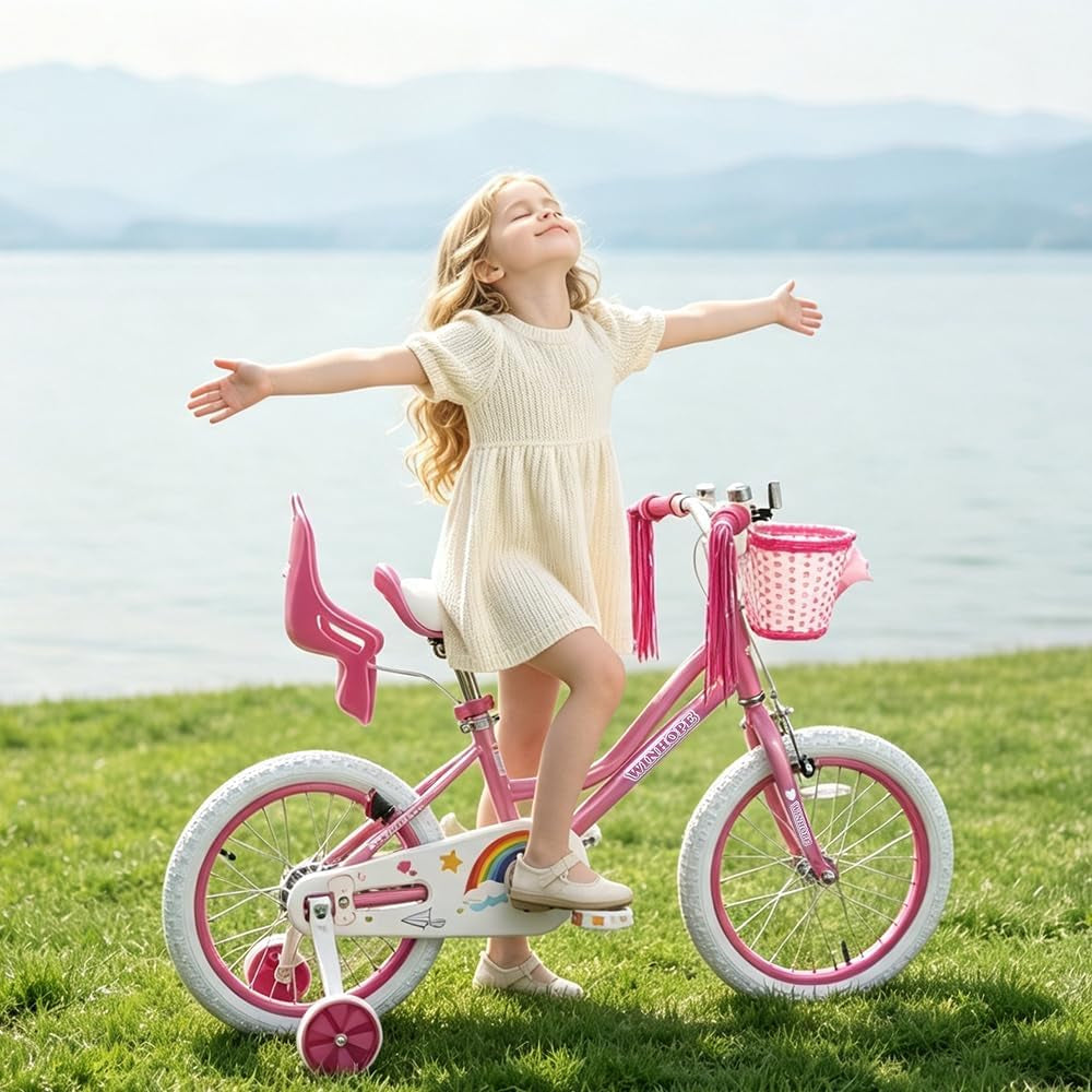 Fairy Girls Bike with Doll Seat