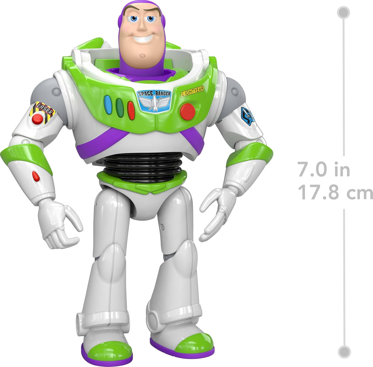 Toy Story 5 Buzz Lightyear Action Figure, 7-Inch