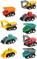 Mini Pull Back Construction Cars