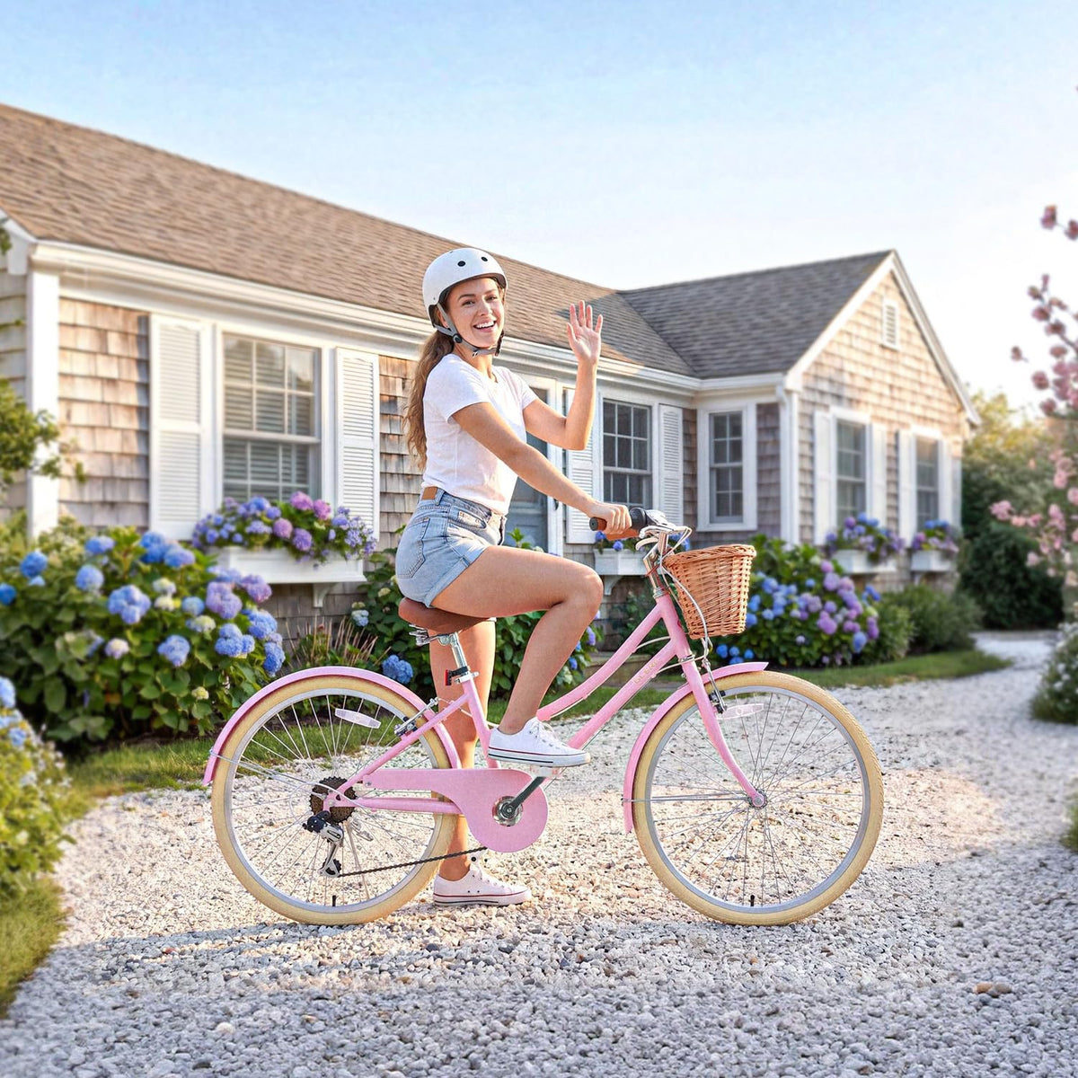 20 24 26 Inch Beach Cruiser Bike for Girls