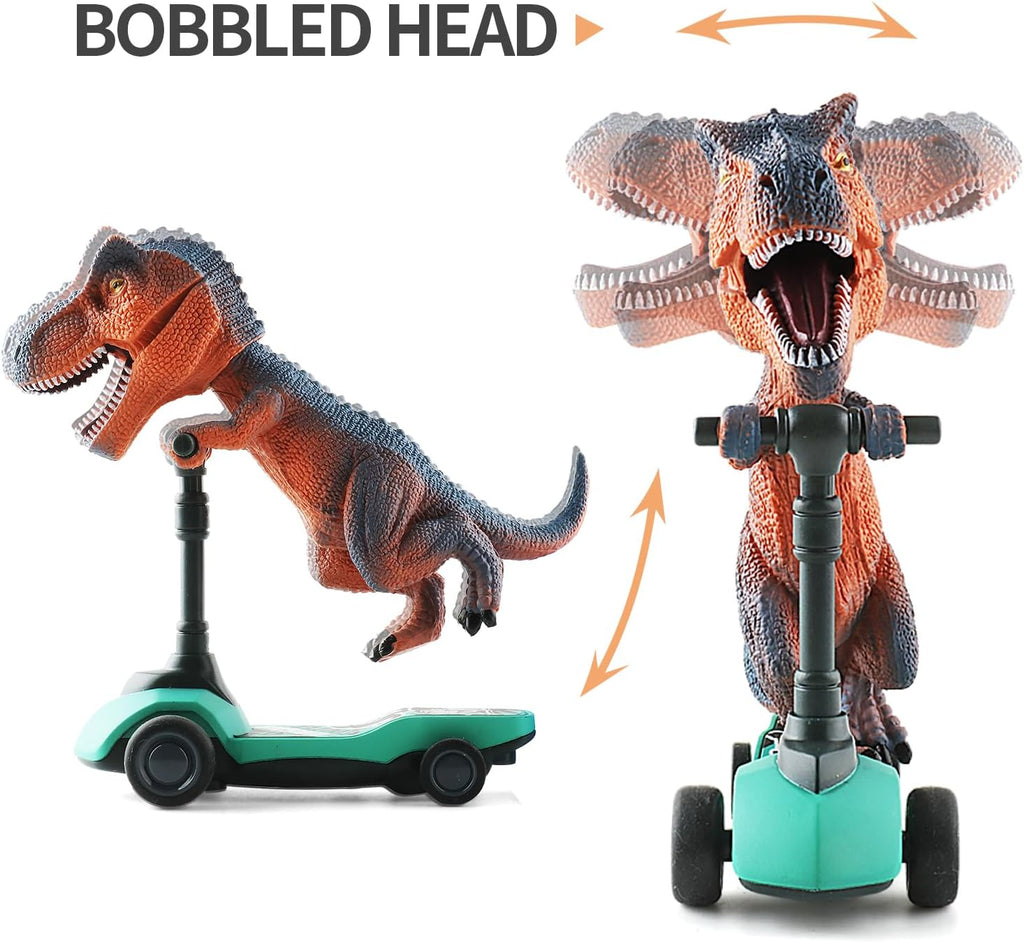 Dinosaur Scooter Pull Back Cars