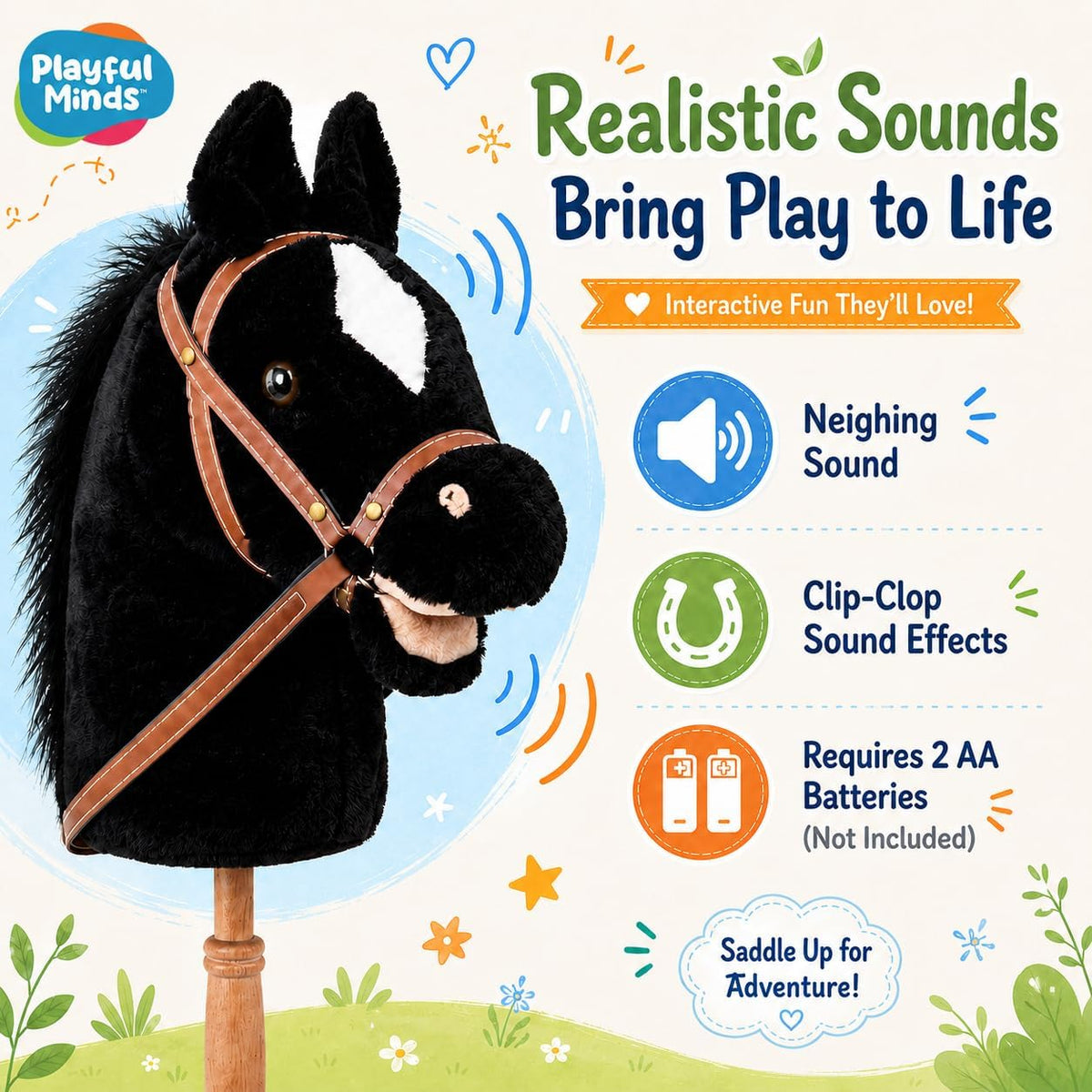 Stick Horse with Sound Effects
