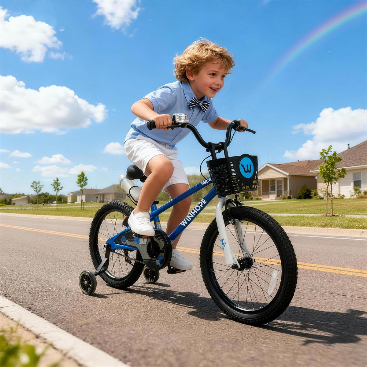Hero 12-18 Inch Bike with Light up Training Wheels