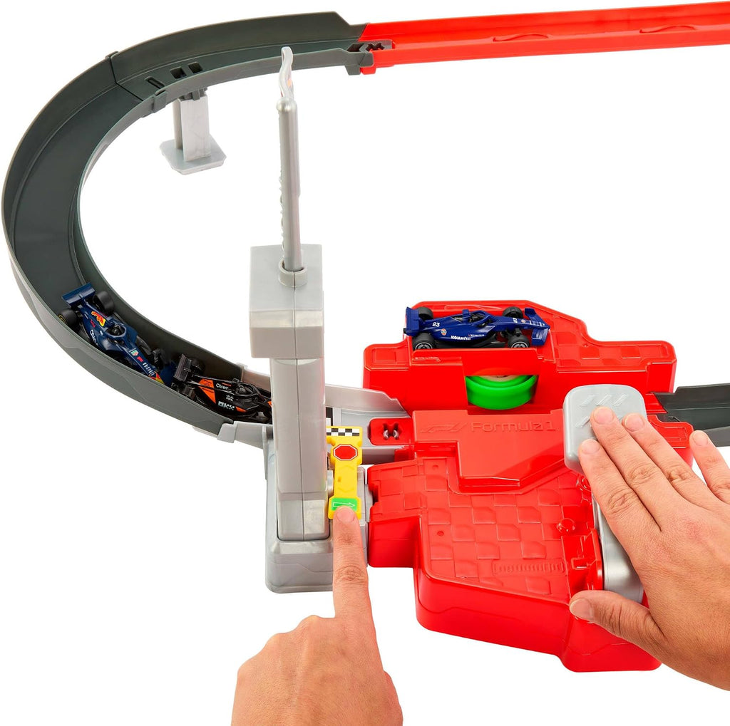 Sprint Race Circuit Track Set with 3 Cars