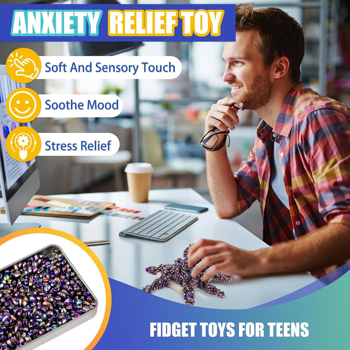 Metal Squishy Squeeze Fidget Toy