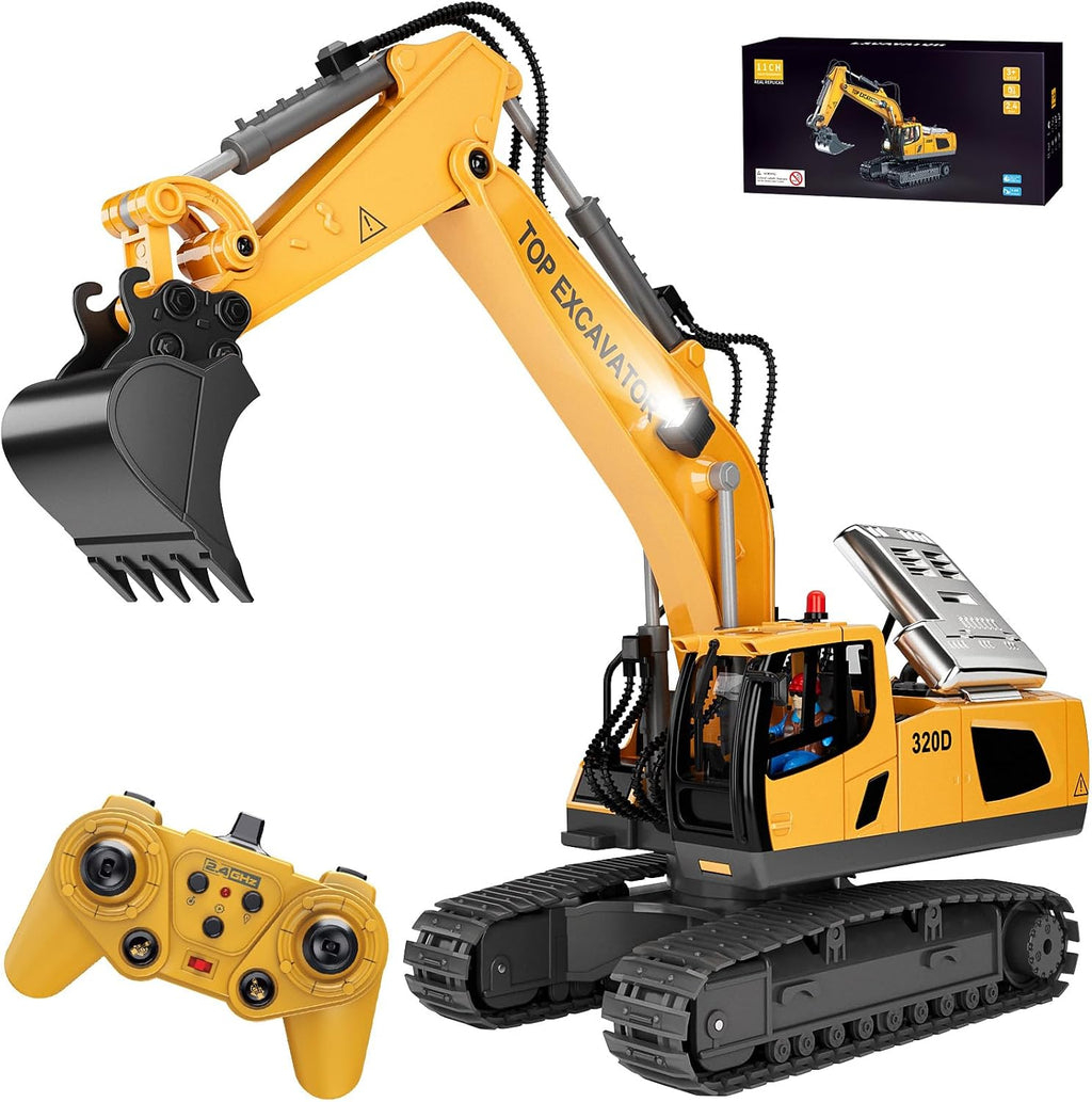 11-Channel Remote Control Excavator