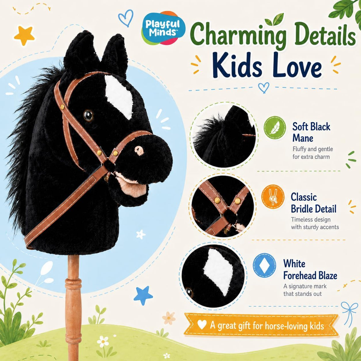 Stick Horse with Sound Effects