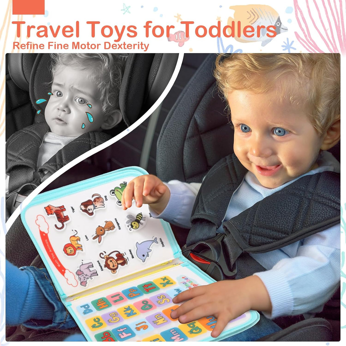 Busy Board Montessori Busy Book for Toddlers