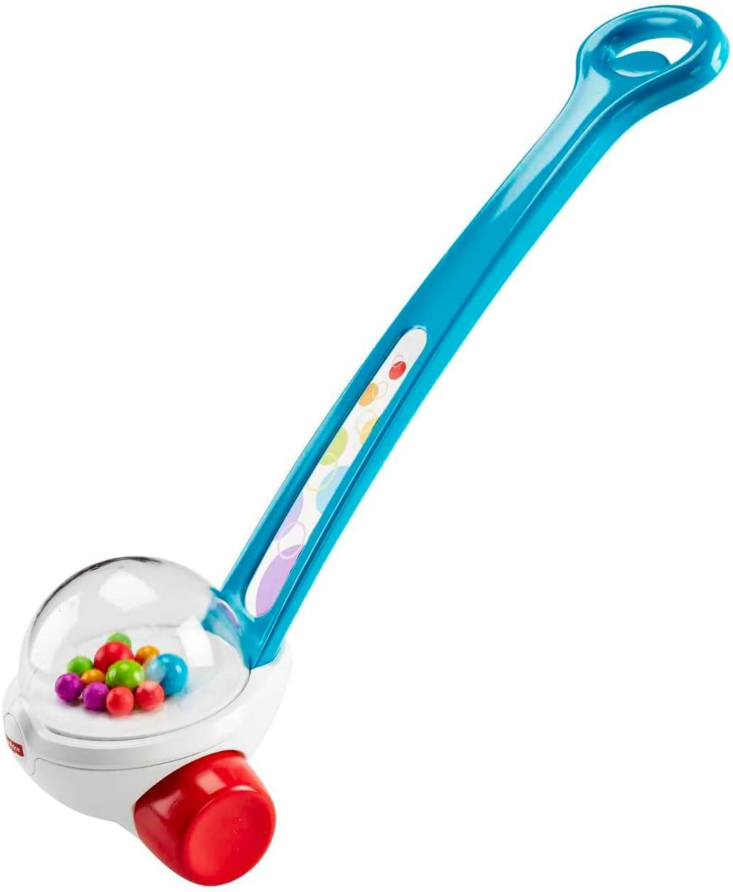 Corn Popper, Blue Push-Along Toy