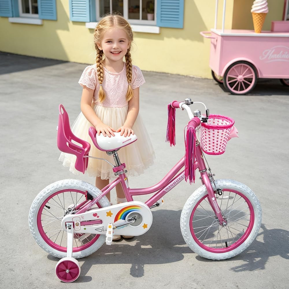 Fairy Girls Bike with Doll Seat