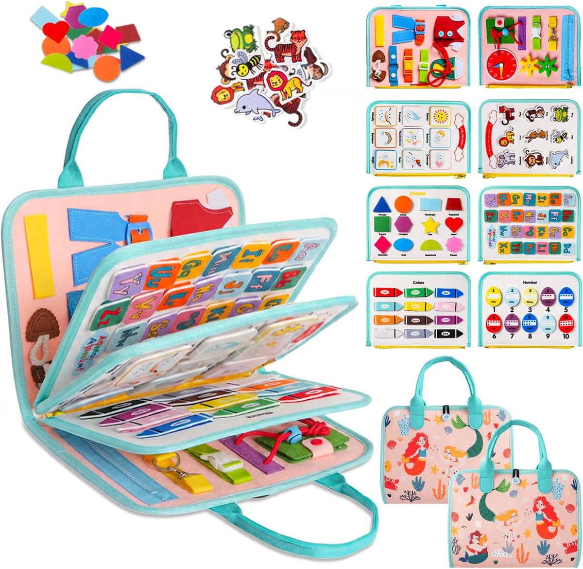 Busy Board Montessori Busy Book for Toddlers