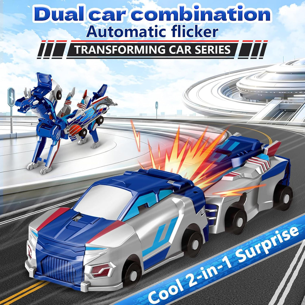 Collision-Transforming Dinosaur Car
