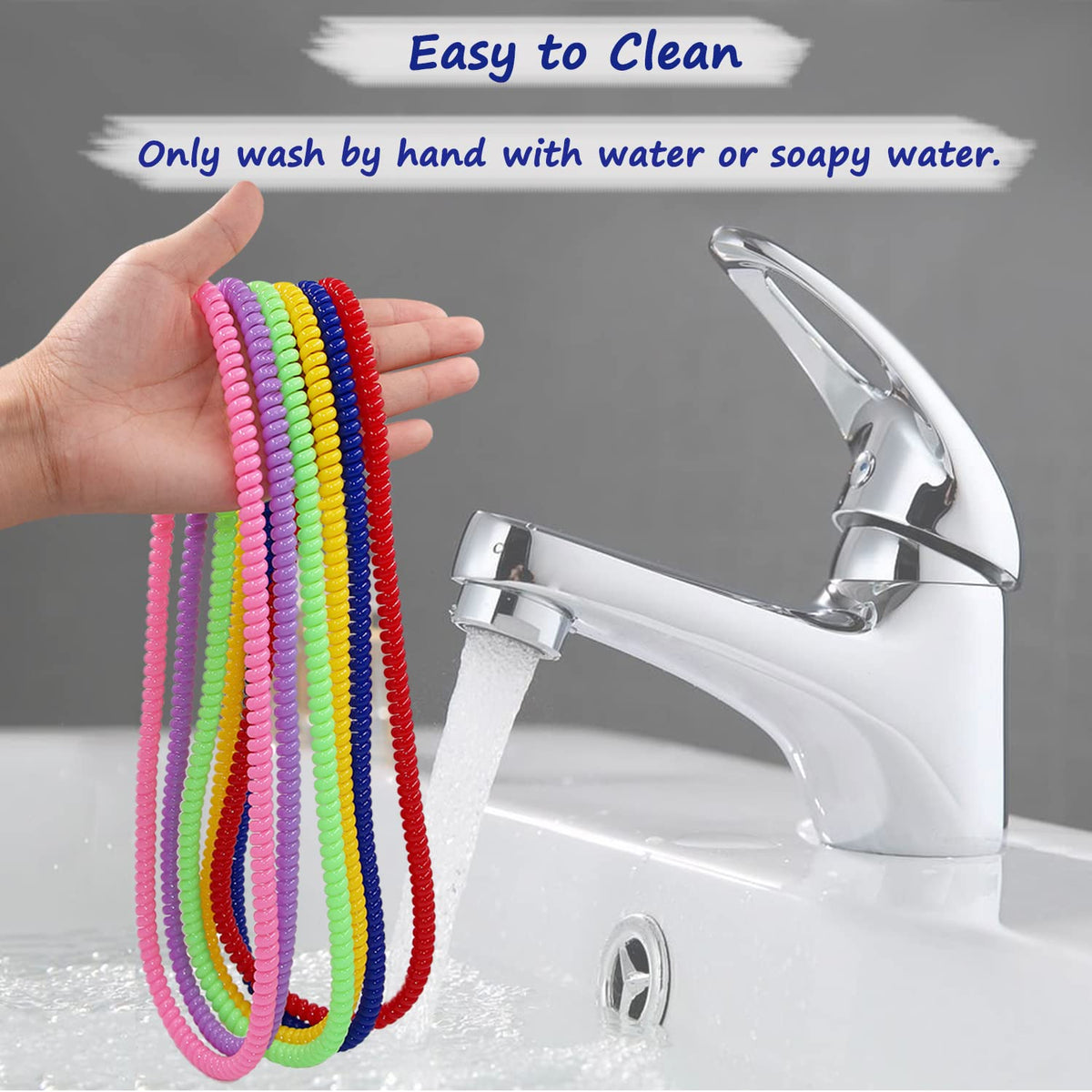 Sensory Chew Necklaces for Kids, 6 Pack