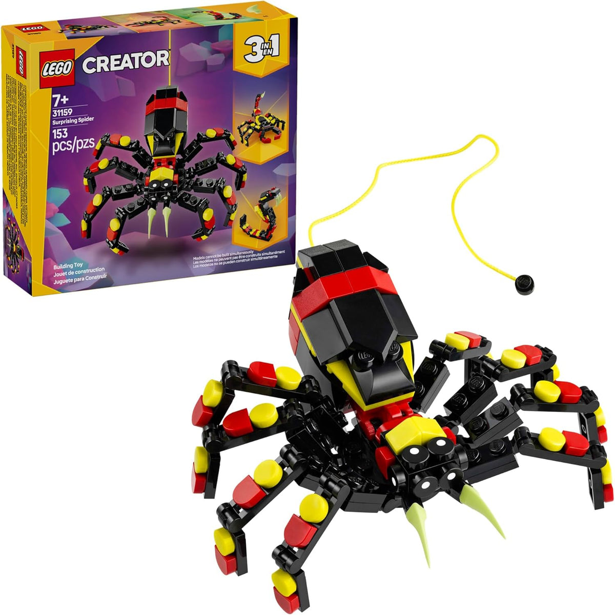 LEGO Creator 3 in 1 Wild Animals Surprising Spider 31159