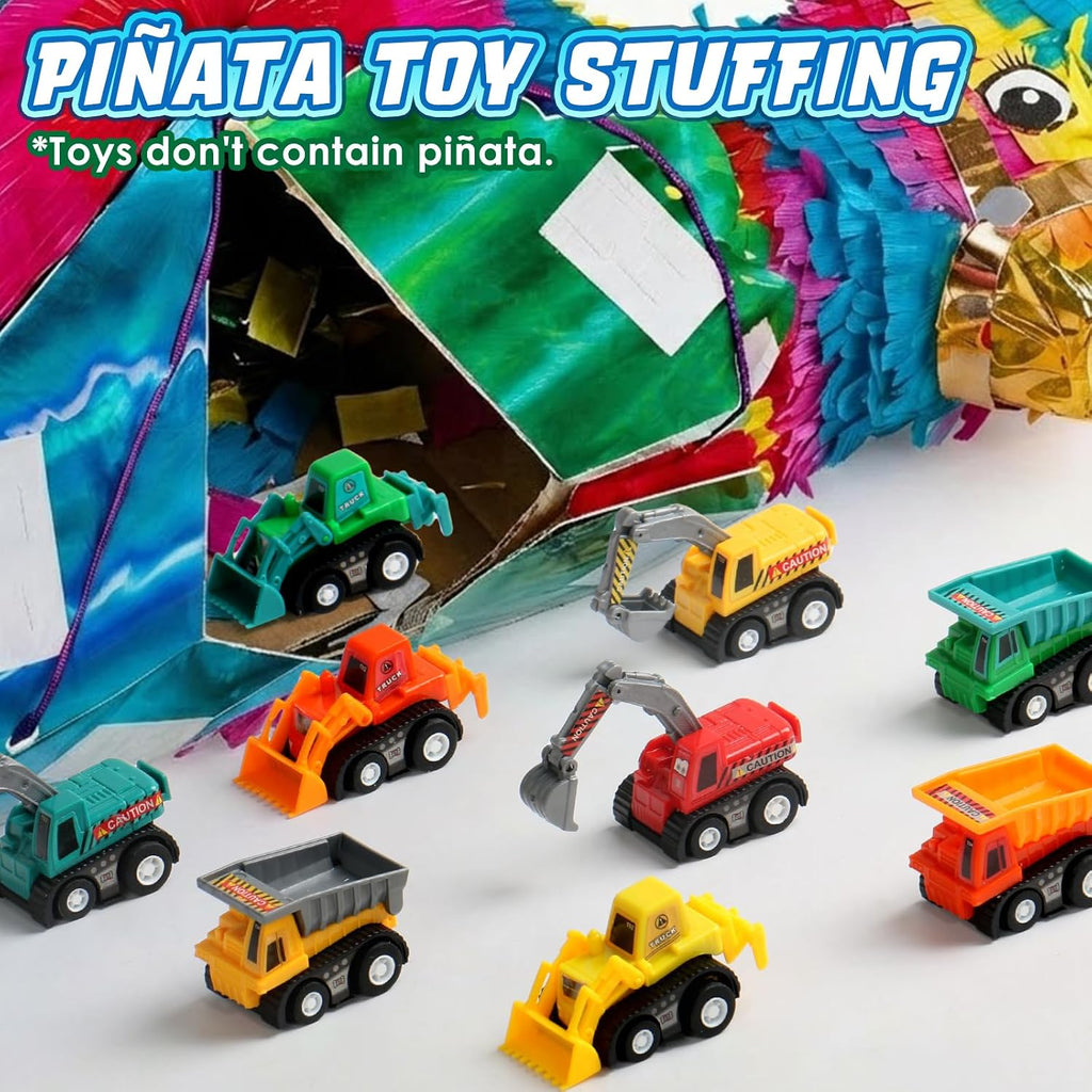 Mini Pull Back Construction Cars